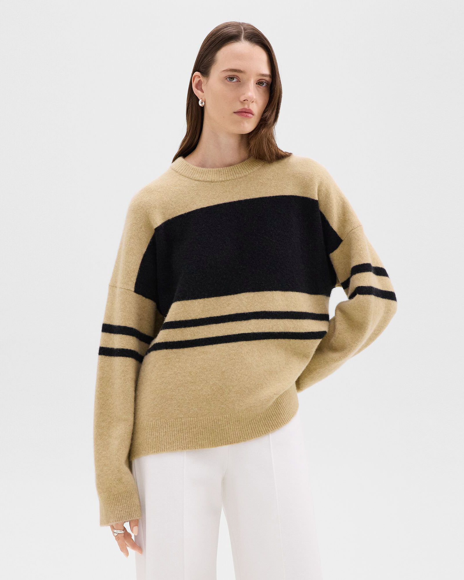 欲しいの 一部限定カラー Astor Wool Color Block S PO | WOMEN ニット+セーター