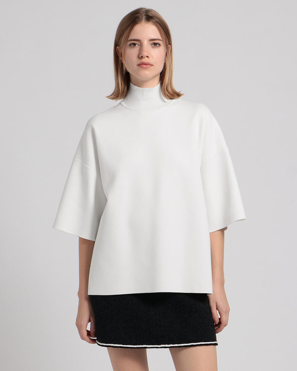 【Theory】一部店舗限定 Wooster Crepe Knit SS Tneck PO 【Theory】一部店舗限定 Wooster Crepe Knit SS Tneck PO