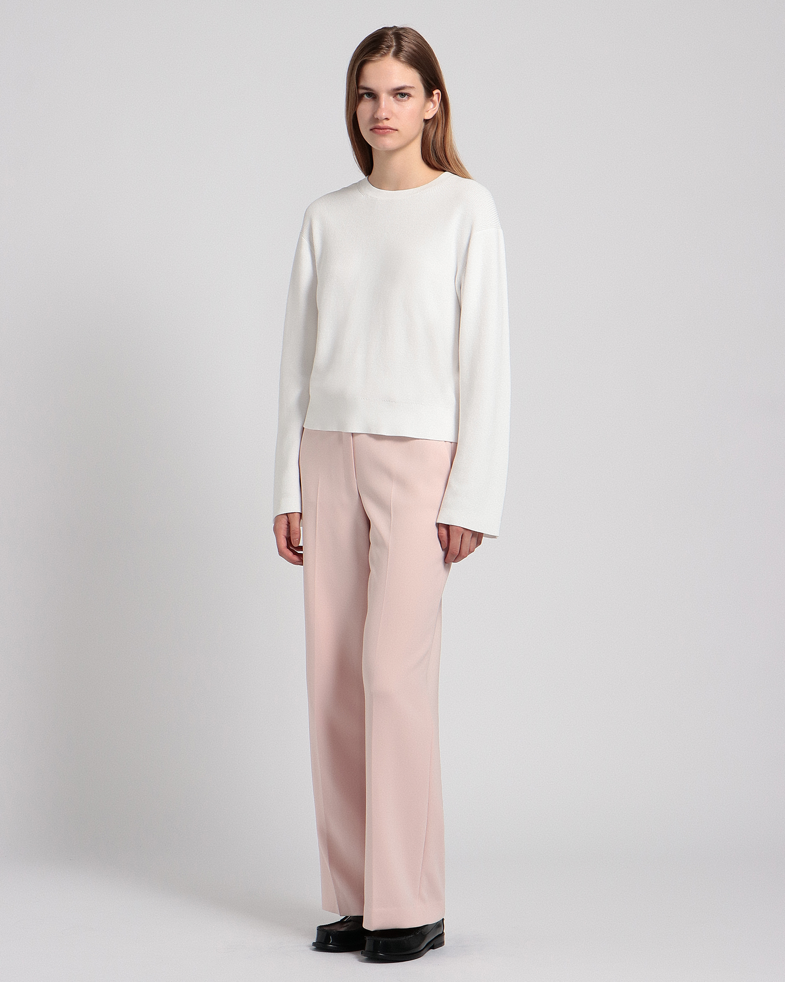Theory STAPLE COTTO/ WIDE SLV CRE