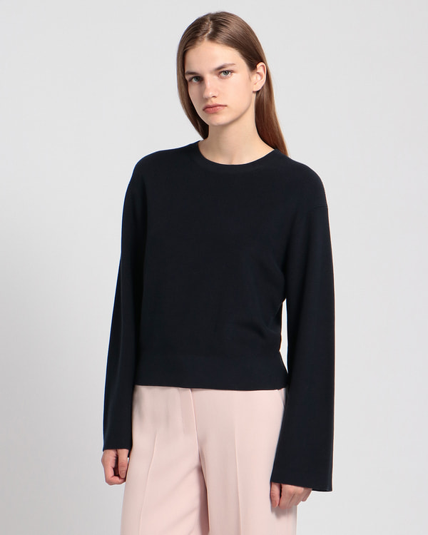 【新品】Theory Staple Cotton 2 Wide SLV Crew Staple Cotton 2 Wide SLV Crew | WOMEN（レディース）｜Theory 公式