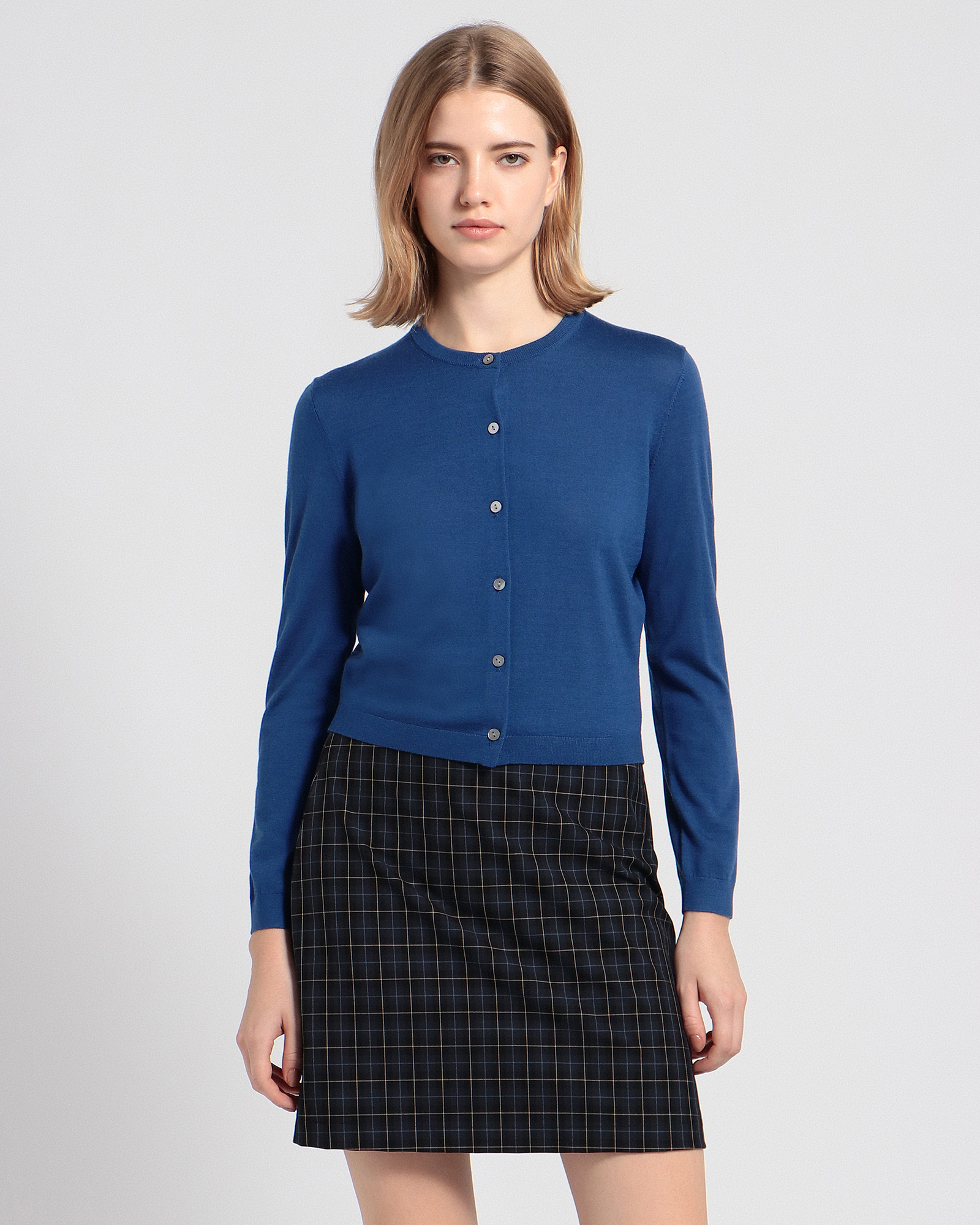 Regal Wool V-Neck Cardigan | Theory