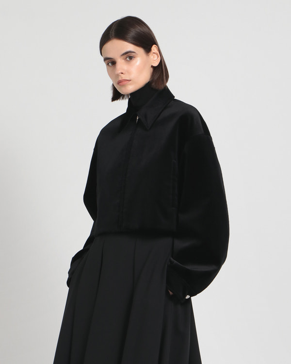 【Theory】Stretch Velvet 3 Aline Zip JKT 【Theory】Stretch Velvet 3 Aline Zip JKT