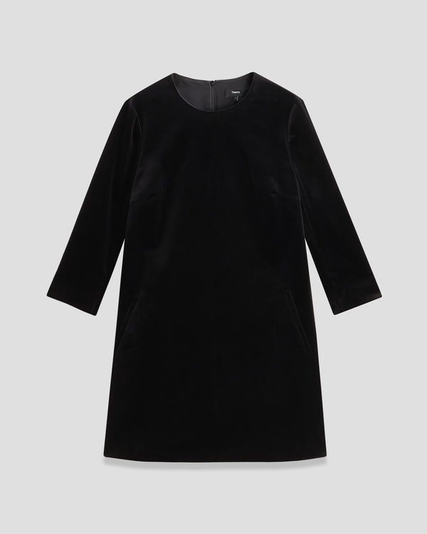 【Theory】一部店舗限定 Stretch Velvet 3 Quarter SLV DR 【Theory】一部店舗限定 Stretch Velvet 3 Quarter SLV DR