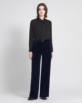 [美シルエット]美品　セオリー　シングルパンツセットアップ　1B ピークドラペル ワンタックテーパードパンツ【セットアップ着用可】【裾上げ済み