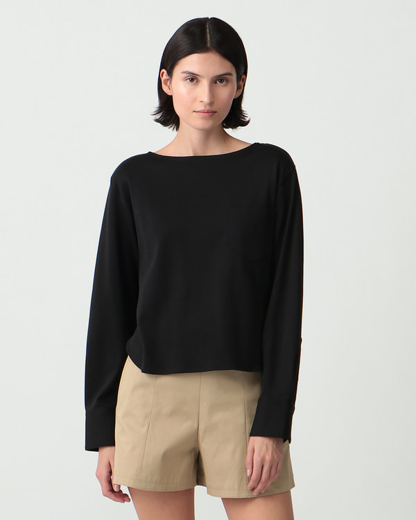 【Theory】Clinton Knit 2 Boatneck Shirt 【Theory】Clinton Knit 2 Boatneck Shirt