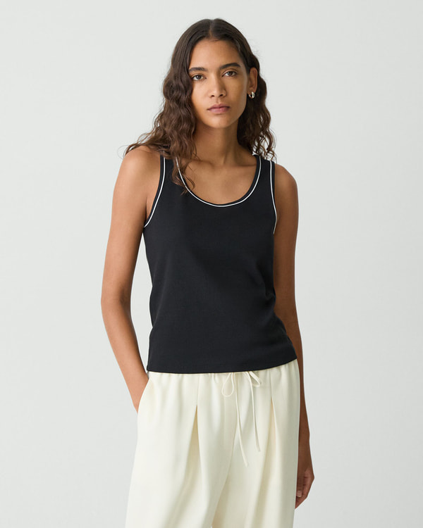 【Theory】Perry Knit Scoop Neck Tank 【Theory】Perry Knit Scoop Neck Tank