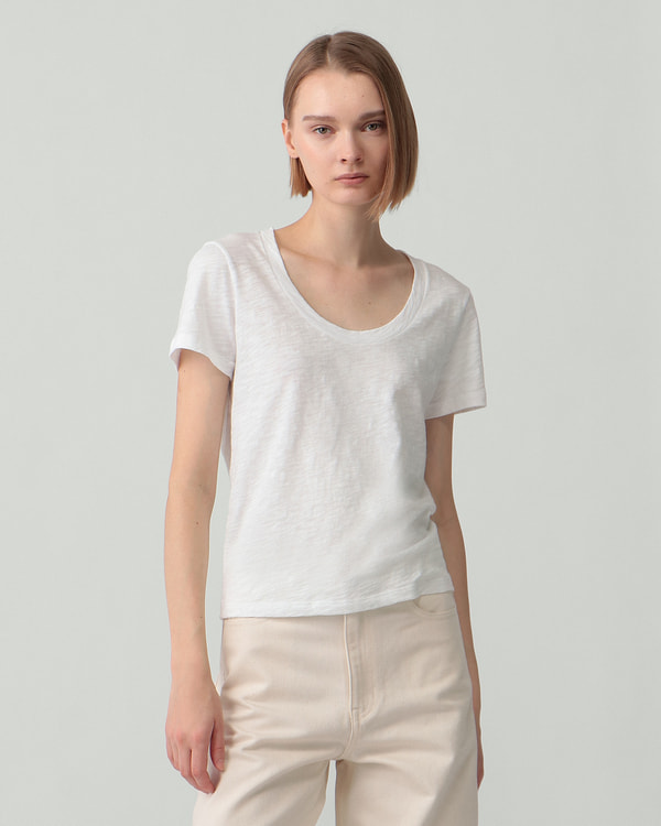【Theory】Nebulous P Open Neck Tee J 【Theory】Nebulous P Open Neck Tee J