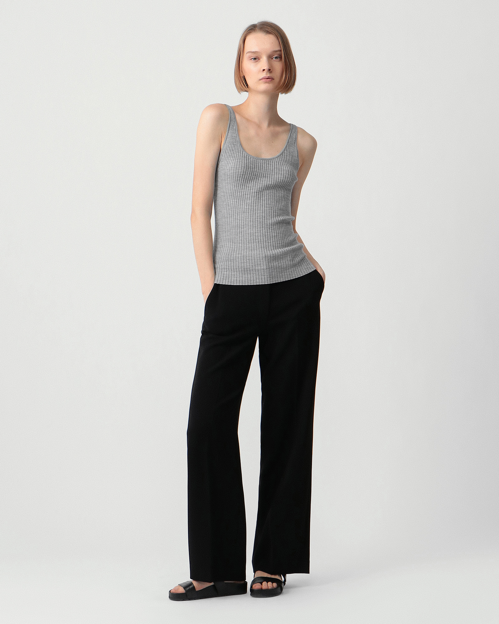 Regal Wool Rib Tank | WOMEN（レディース）｜Theory 公式通販サイト