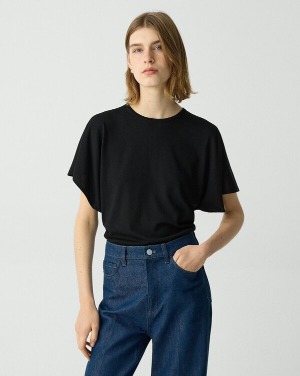 【Theory】Regal Wool Bat Wing Top 【Theory】Regal Wool Bat Wing Top