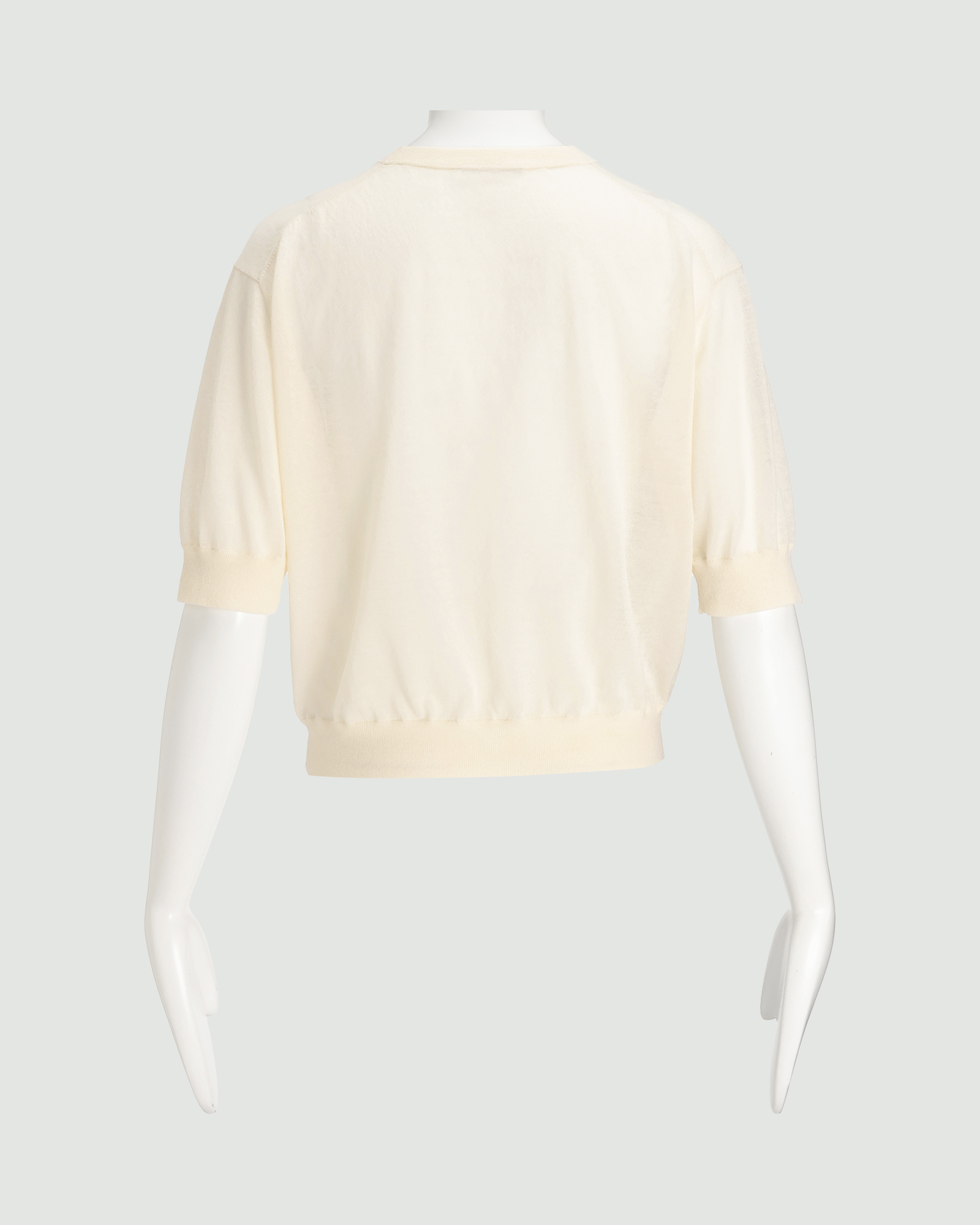 発売予定》 Sheer Crepe Crop Tee | WOMEN（レディース