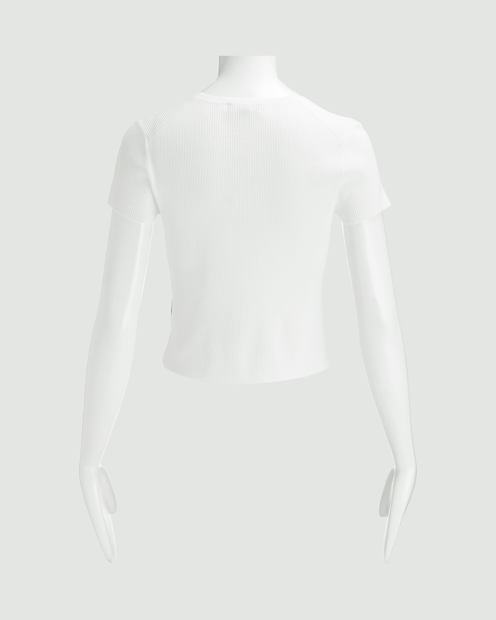 Wooster Crepe Knit Bi Color Rib Tee | WOMEN（レディース）｜Theory