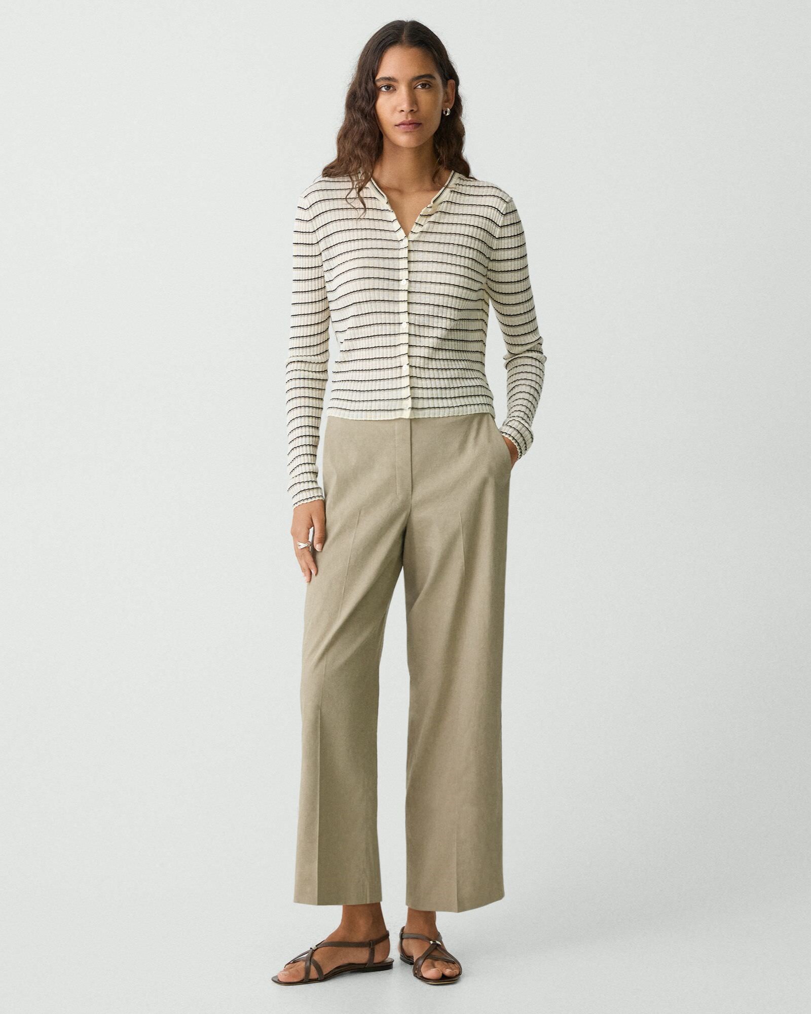 Neo Sag Harbor Cropped Cardigan | WOMEN（レディース