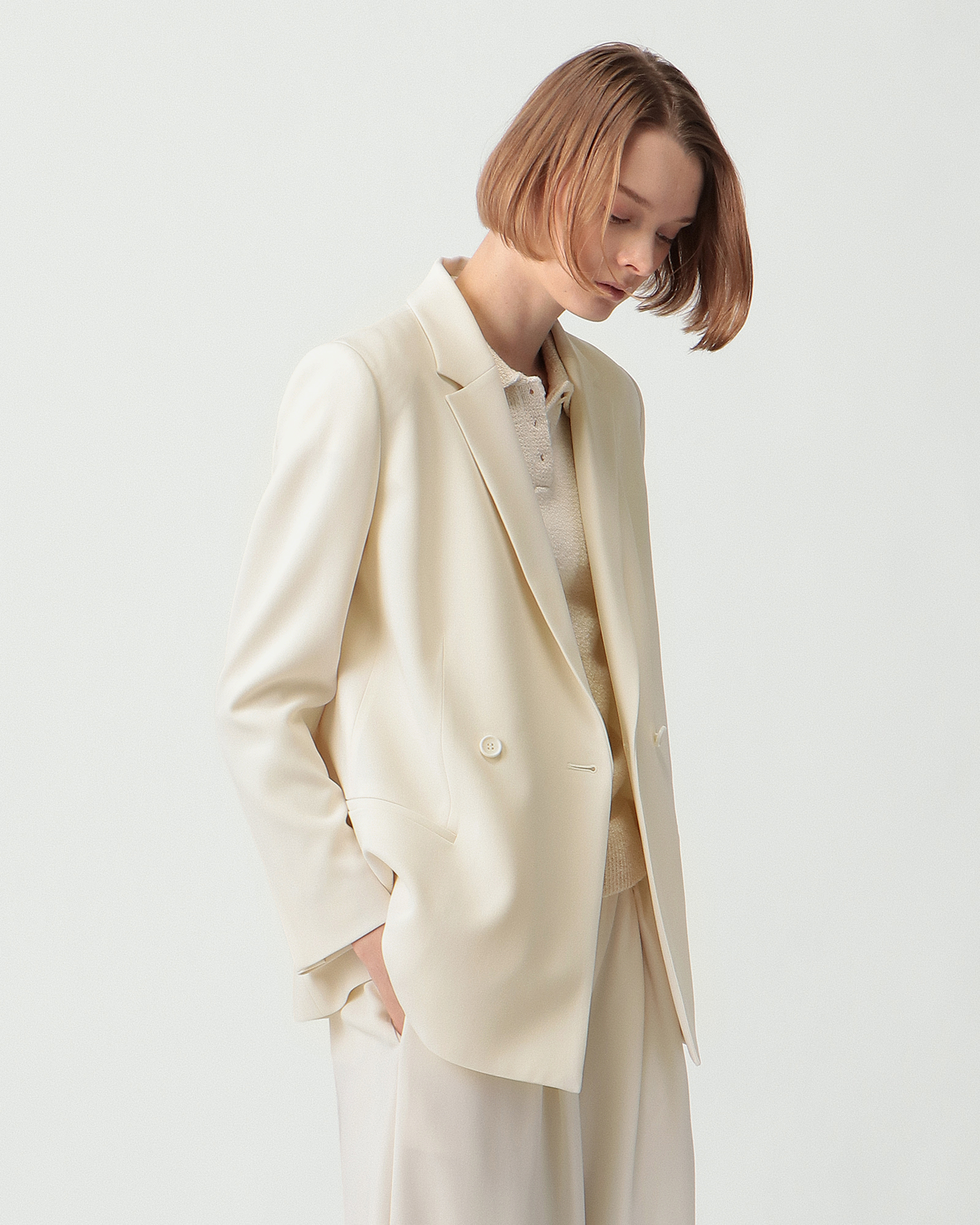 Admiral Crepe Relaxed Blazer | WOMEN（レディース）｜Theory 公式