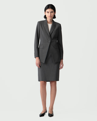 るさ　　Traceable Wool Etiennette ブラック Traceable Wool Etiennette Blazer | WOMEN（レディース