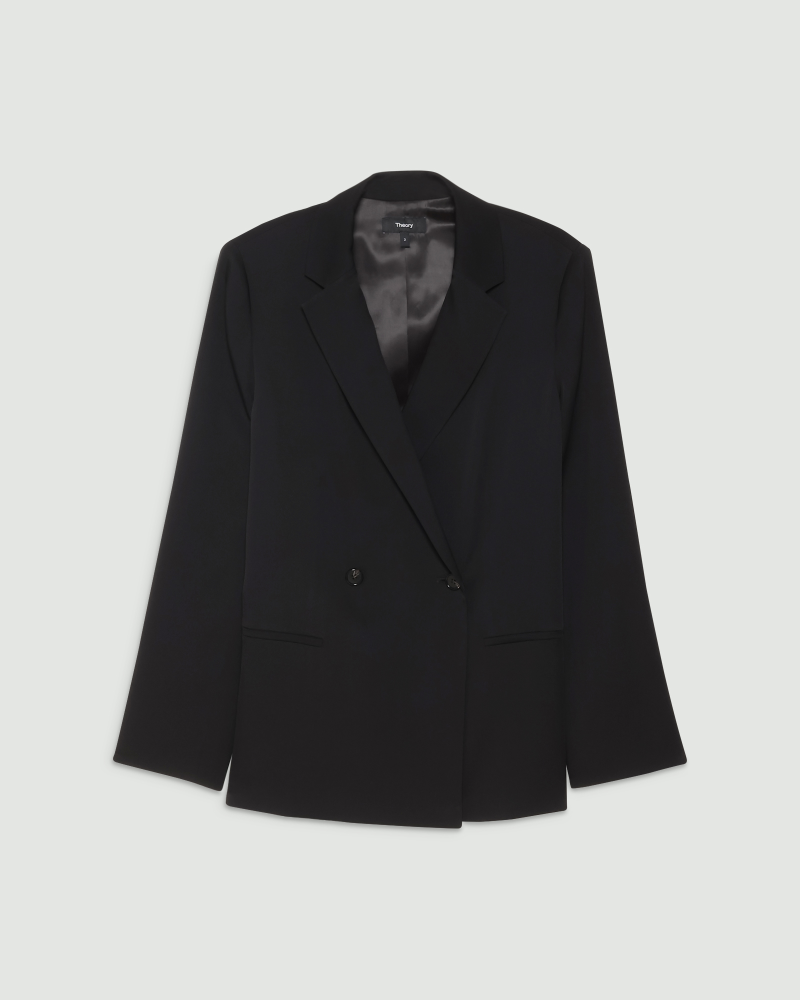 Theory/theory luxeのSleek Flannel Relaxed Db Jkt | StyleHint