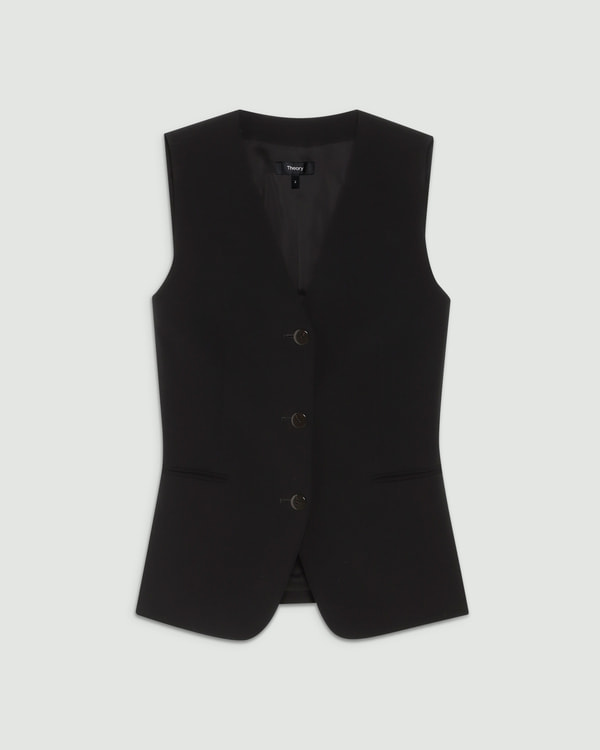 【Theory】一部店舗限定 Admiral Crepe Crew Neck Vest J 【Theory】一部店舗限定 Admiral Crepe Crew Neck Vest J