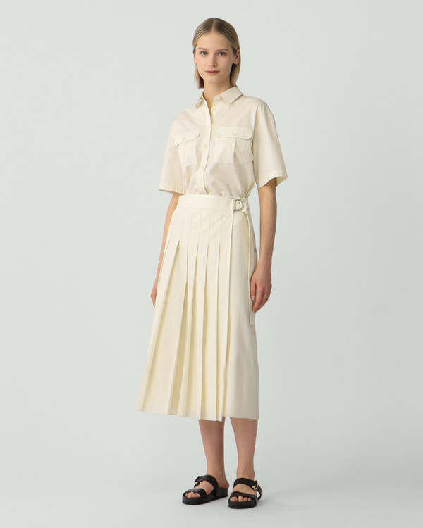 【Theory】一部限定カラー Sleek Poplin 3 Pleated Wrap Dress 【Theory】一部限定カラー Sleek Poplin 3 Pleated Wrap Dress