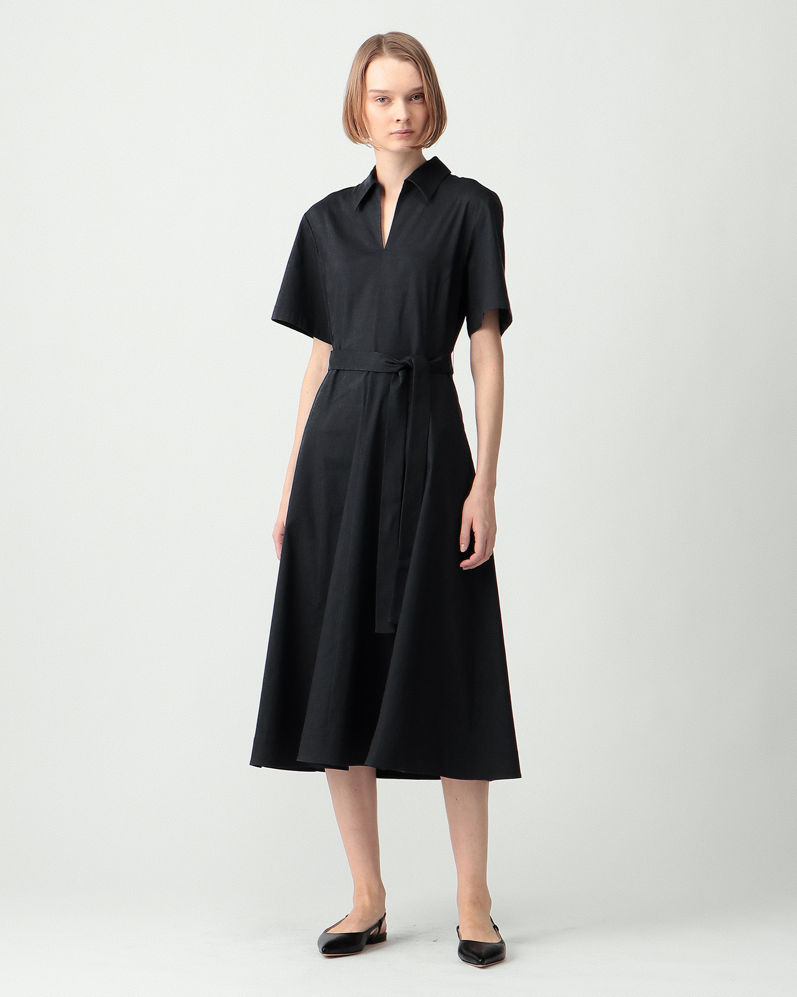 一部店舗限定 Good Crunch Wash Short Sleeve Dress | WOMEN
