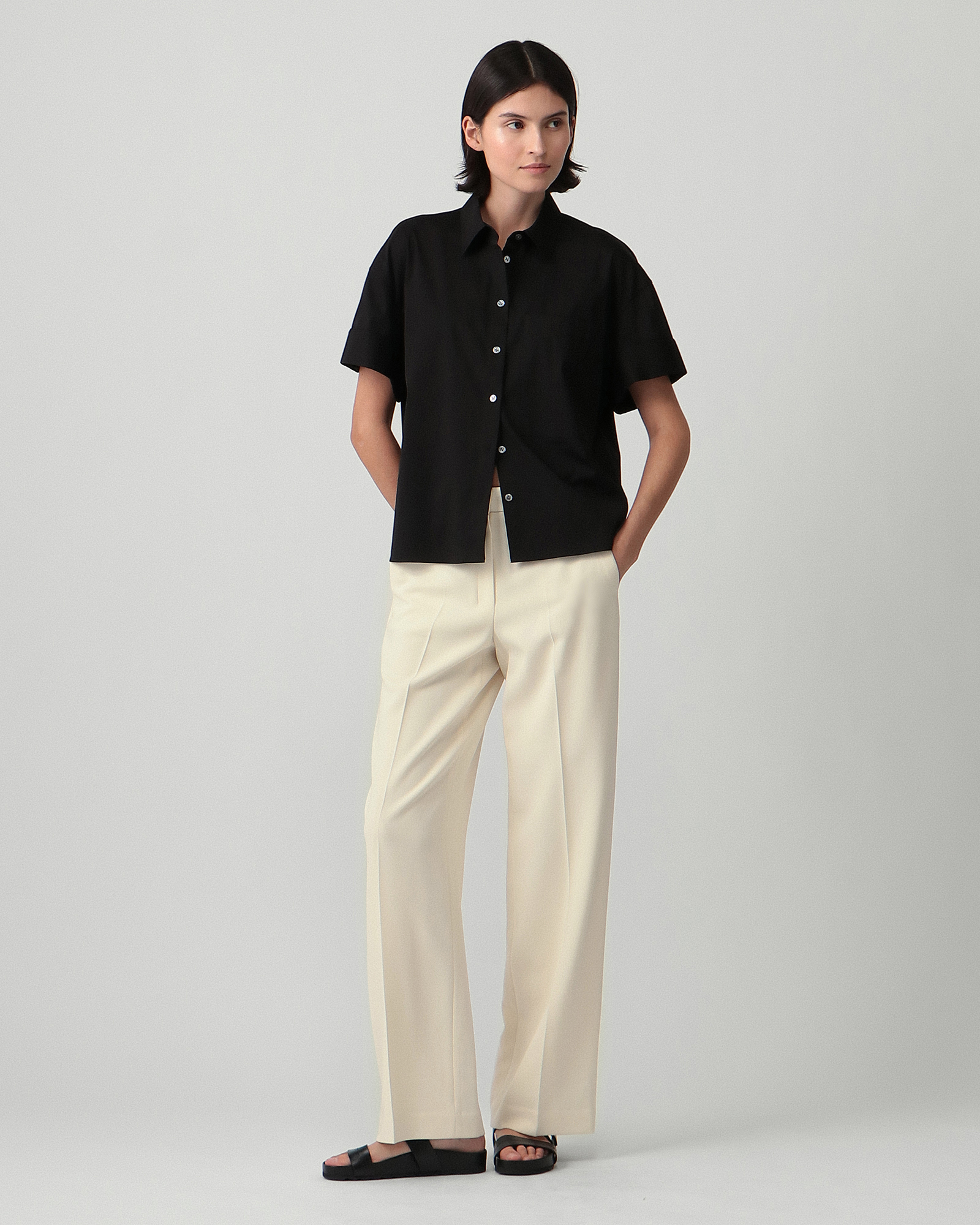 Admiral Crepe Relax Straight Pant J | WOMEN（レディース