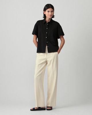 美品 Theory Admiral Crepe ストレッチ プルオンパンツ Admiral Crepe Treeca Pull On Pant J | WOMEN（レディース