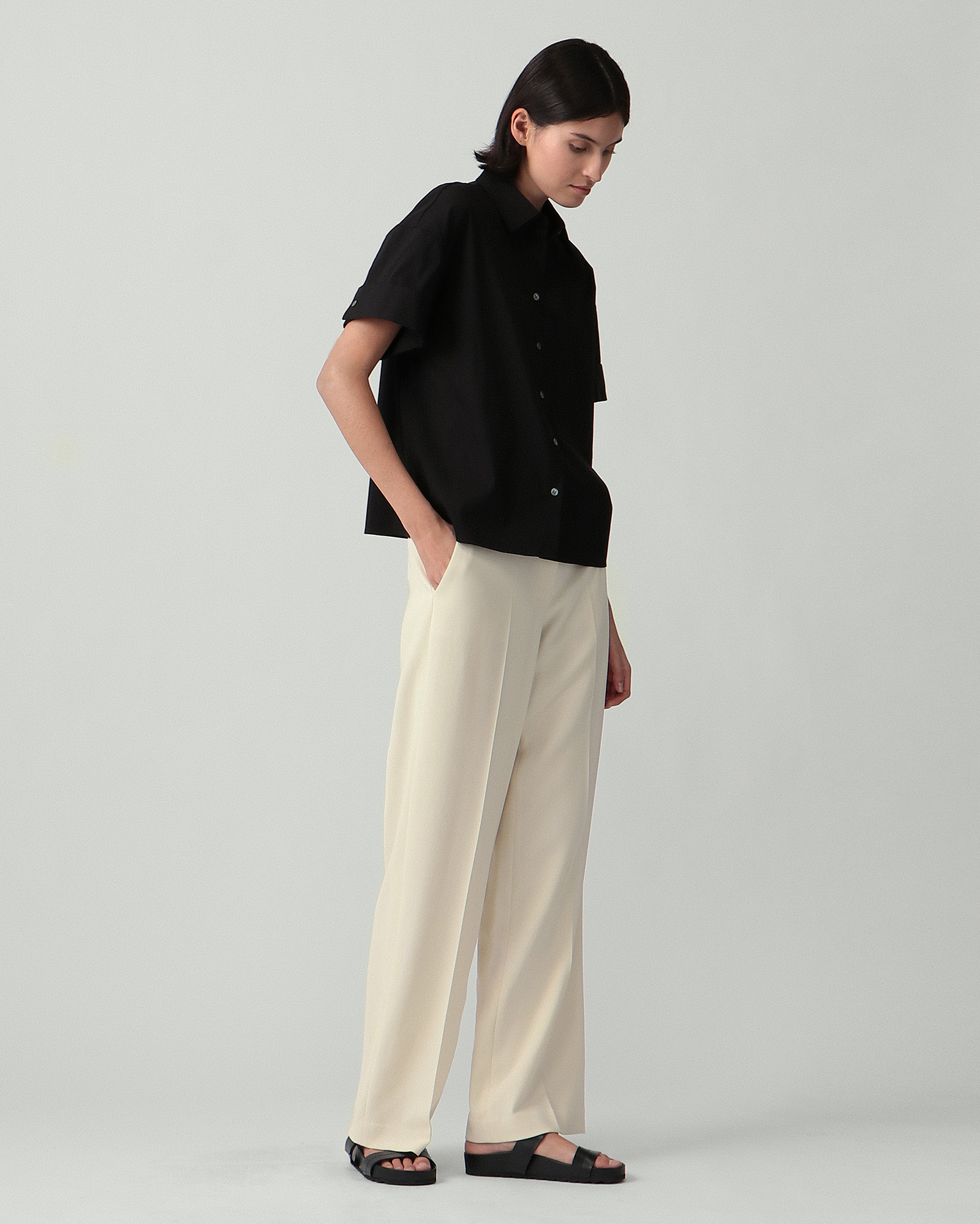 Admiral Crepe Relax Straight Pant J | WOMEN（レディース