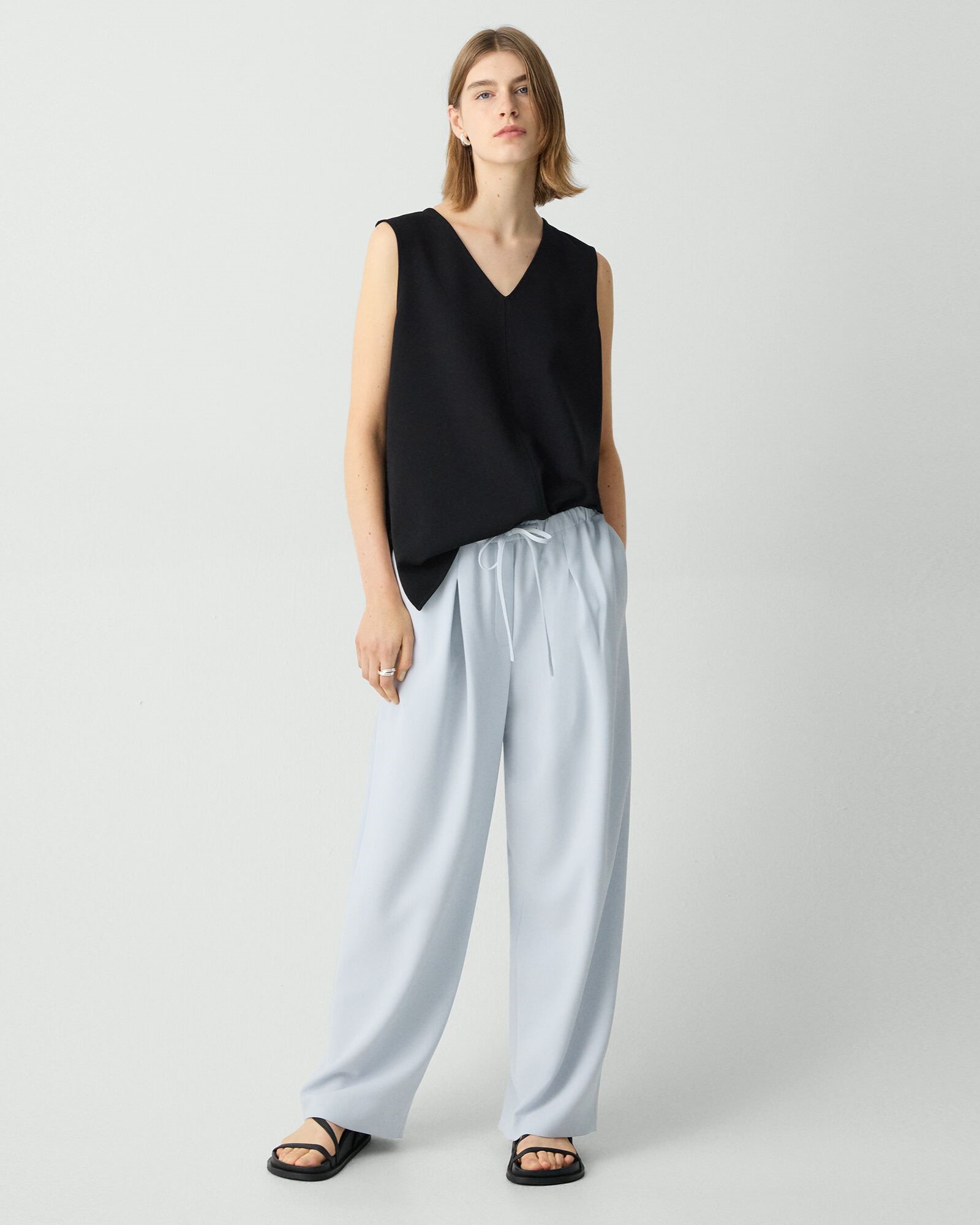 発売予定》 Admiral Crepe Pleated Pant | WOMEN（レディース