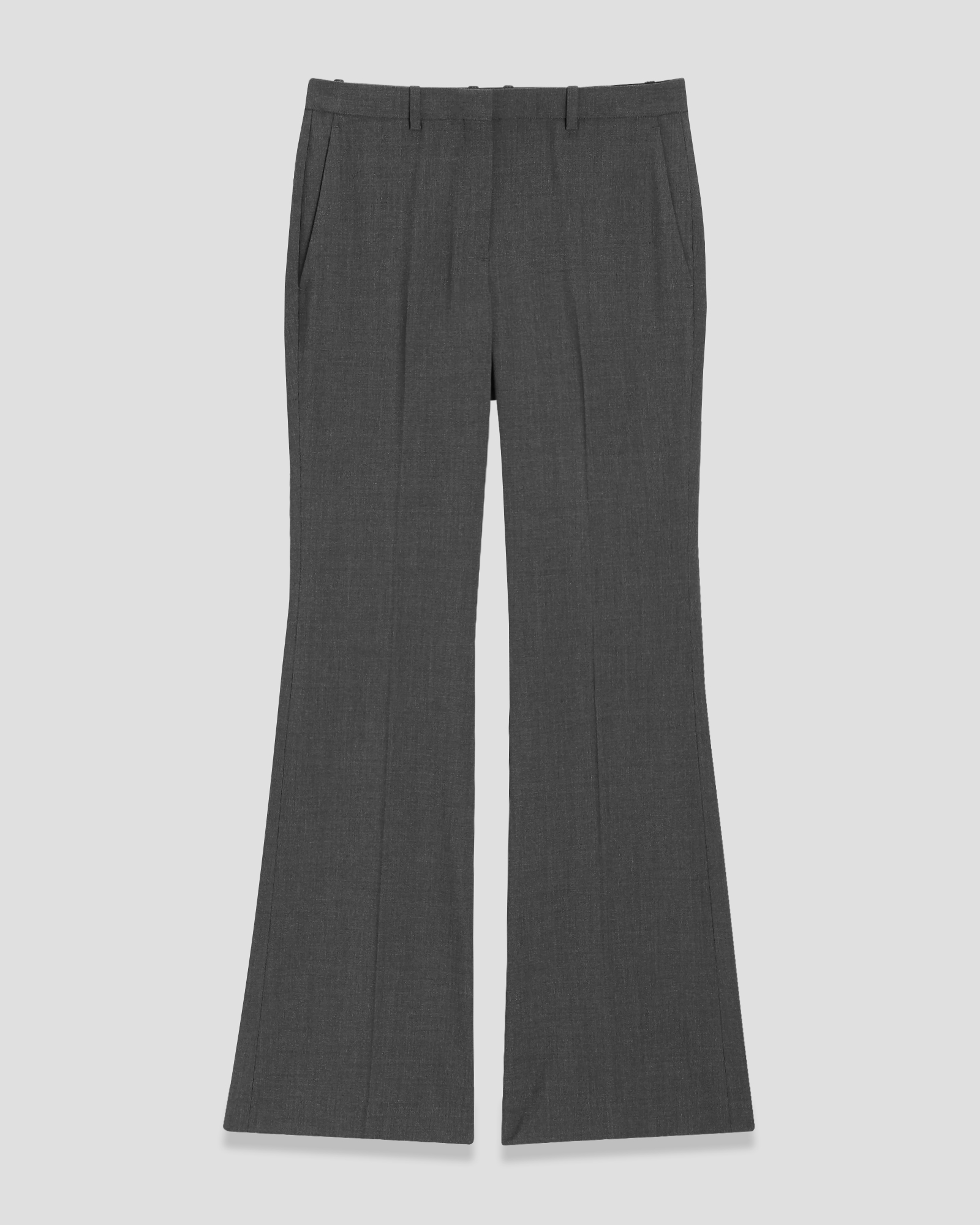 極美品 Theory TRACEABLE WOOL セットアップ グレー Theory - Traceable Wool Treeca Gz / ウールクロップドパンツ