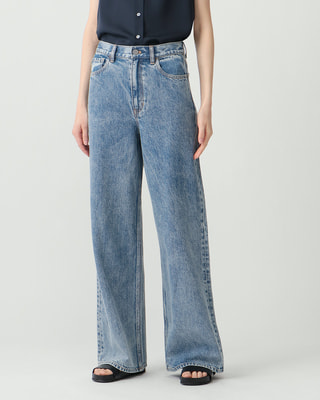 Relaxed Denim Wide Jean | WOMEN（レディース）｜Theory 公式