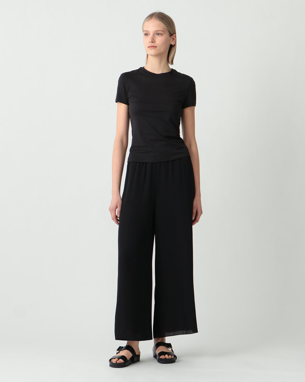 【Theory】一部店舗限定 Silk Combo Aline Pant 【Theory】一部店舗限定 Silk Combo Aline Pant