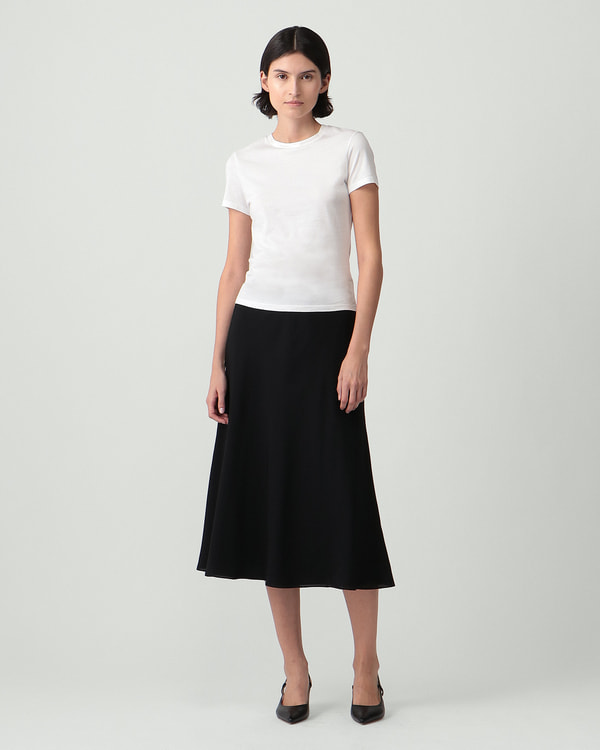 【Theory】Silk Combo Pull On Skirt 【Theory】Silk Combo Pull On Skirt