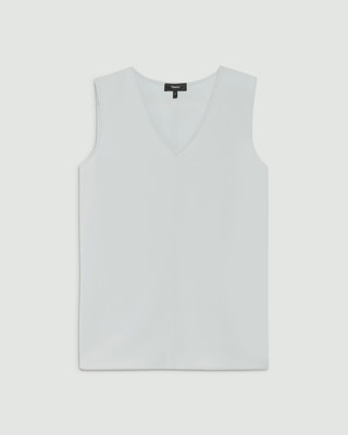 セオリー Theory ブラウス ADMIRAL CREPE ROUND VNK T