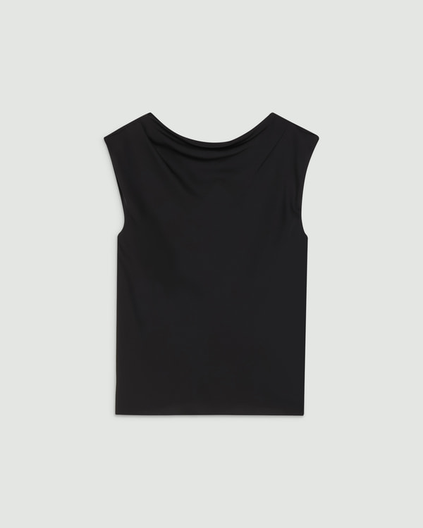 【Theory】Modern Georgette Hi Cowl Neck Top 【Theory】Modern Georgette Hi Cowl Neck Top