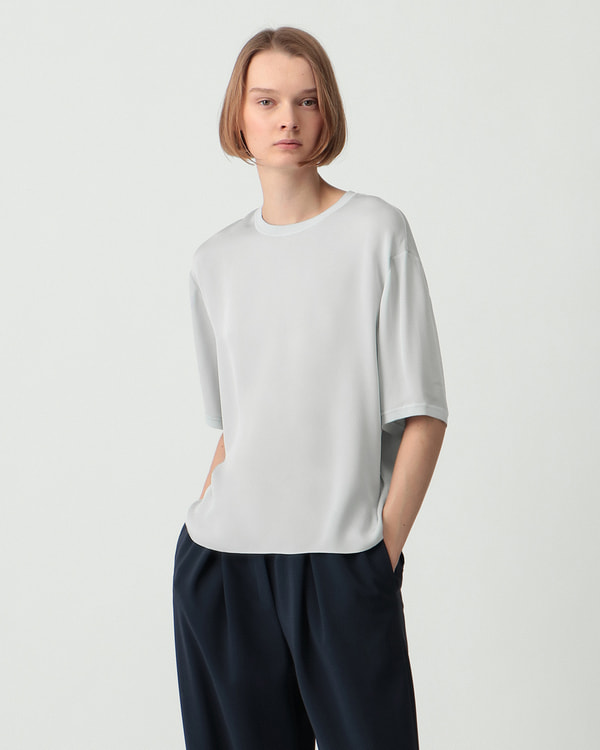 Theory 25SS オーバーサイズ シャツ Boxy Tee C Style-OS BOXY TEE C | WOMEN（レディース）｜Theory 公式通販サイト