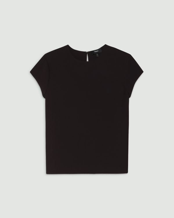 【Theory】一部限定カラー Prime Georgette Cap Sleeve Shell J 【Theory】一部限定カラー Prime Georgette Cap Sleeve Shell J