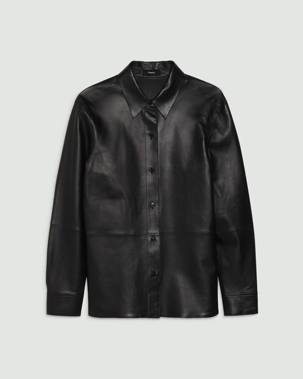 【Theory】一部店舗限定 Paper Nappa Light Straight Shirt L2 【Theory】一部店舗限定 Paper Nappa Light Straight Shirt L2