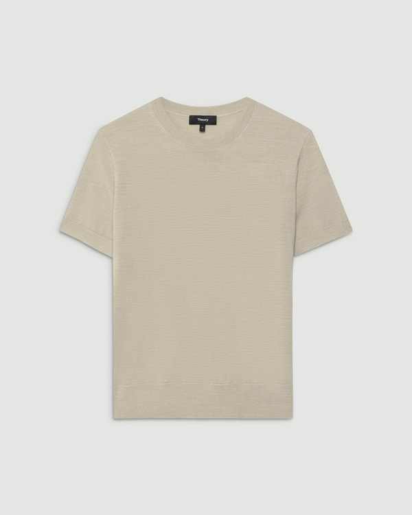 セオリー リーガルウールベーシックT サマーニット Theory Wardrobe # Regal Wool | WOMEN（レディース）｜Theory