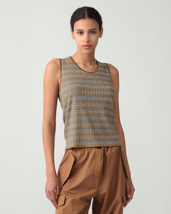 【Theory】Neo Sag Harbor Feeder Striped Tank 【Theory】Neo Sag Harbor Feeder Striped Tank