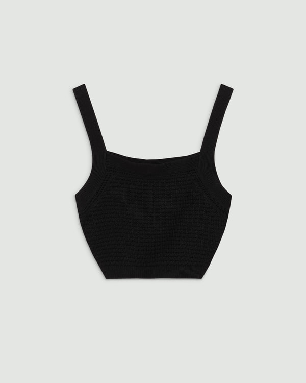 【Theory】一部店舗限定 Sheen Cotton Cropped Tank 【Theory】一部店舗限定 Sheen Cotton Cropped Tank