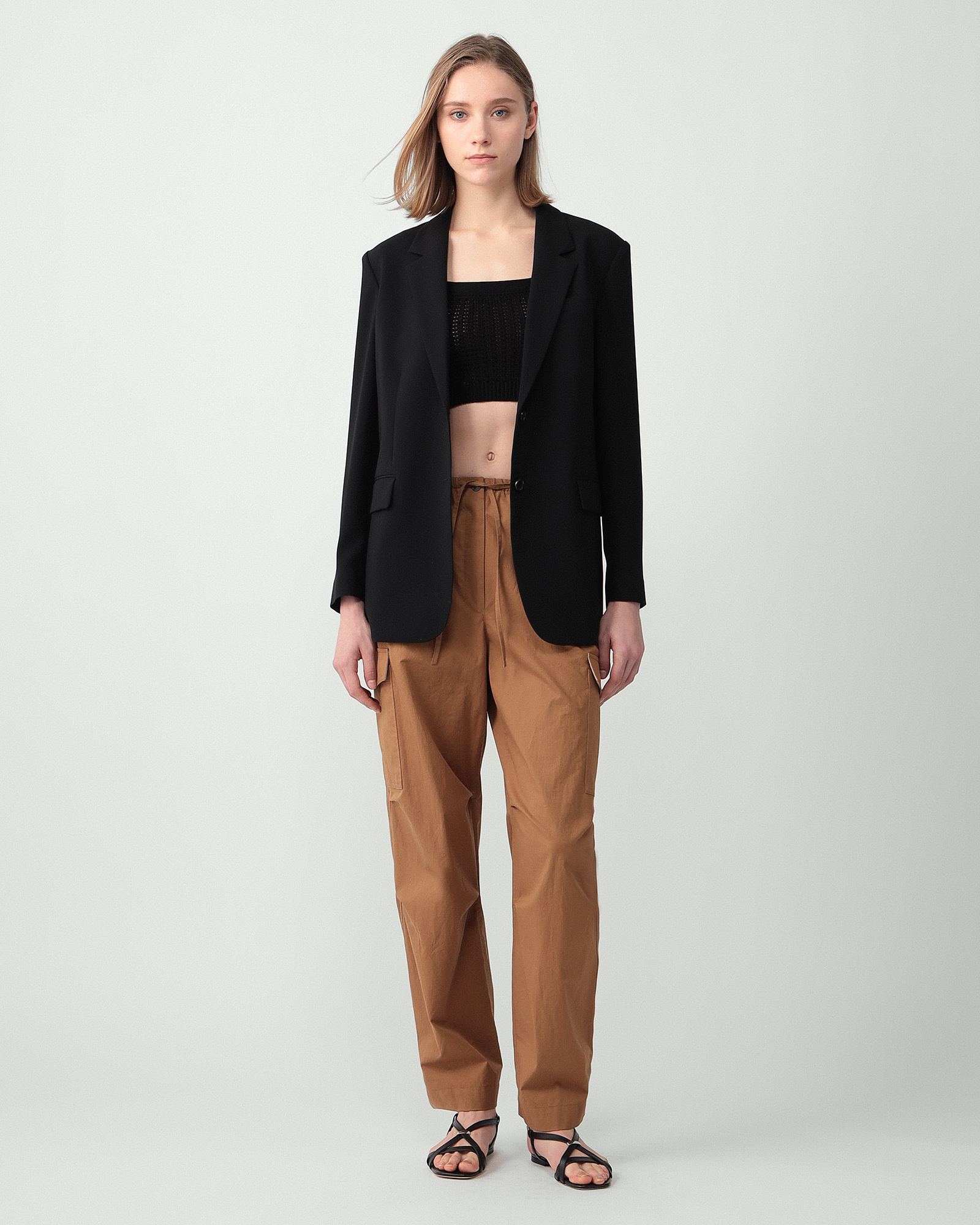 ジャケット・アウター Theory 25SS Satin Crepe Straight Blazer Satin Crepe Straight Blazer | WOMEN（レディース）｜Theory