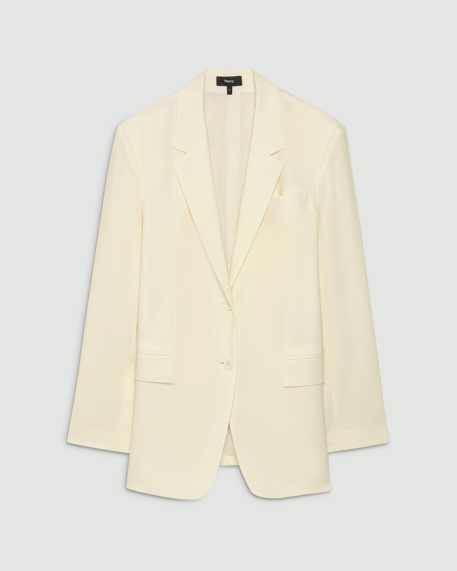 ジャケット・アウター Theory 25SS Satin Crepe Straight Blazer Satin Crepe Straight Blazer | WOMEN（レディース）｜Theory