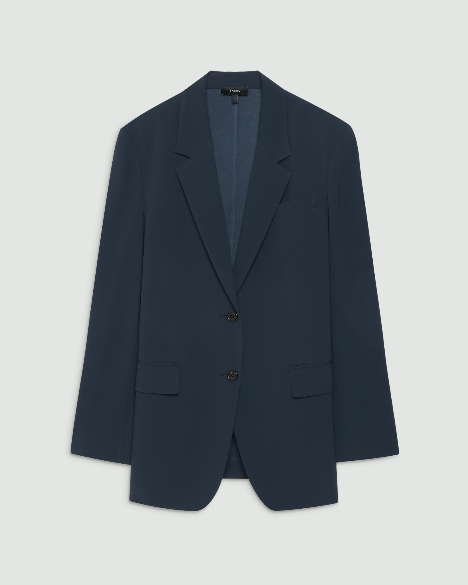 ジャケット・アウター Theory 25SS Satin Crepe Straight Blazer Satin Crepe Straight Blazer | WOMEN（レディース）｜Theory