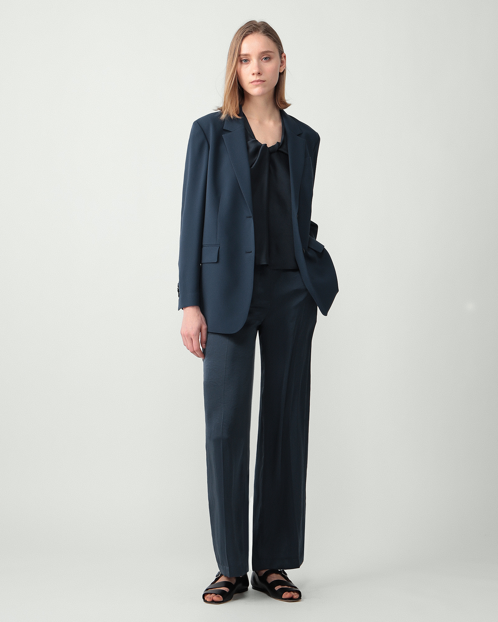 Theory 24SS パウダークレープカジュアルブレザー 2 一部限定カラー Admiral Crepe Staple Blazer B | WOMEN