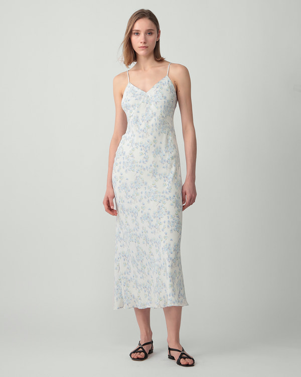 【Theory】《予約商品》 一部店舗限定 Floral Blur Georgette Seamed Slip Dress 【Theory】《予約商品》 一部店舗限定 Floral Blur Georgette Seamed Slip Dress
