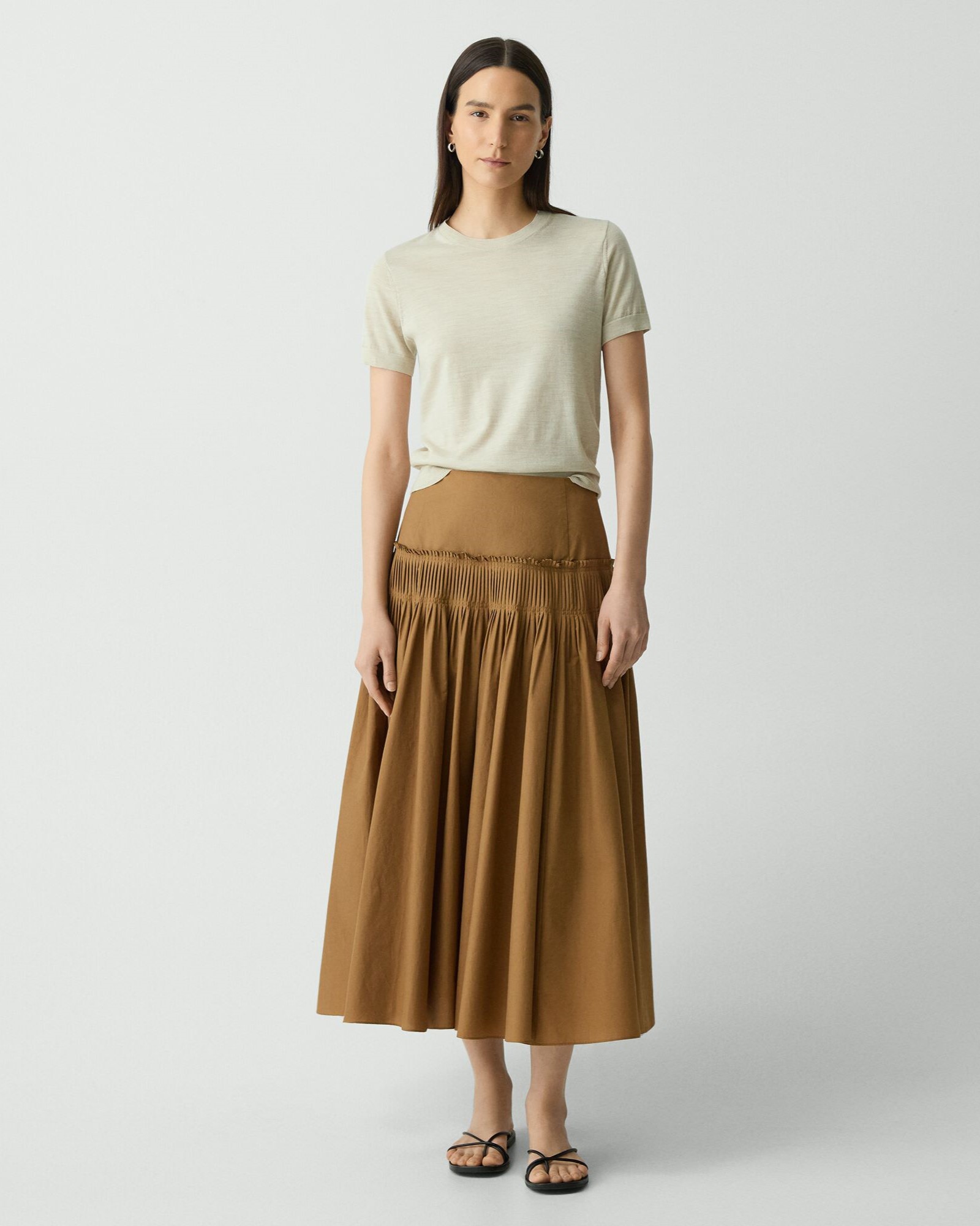 一部限定カラー Soft Lawn Accordion Pleat Skirt | WOMEN