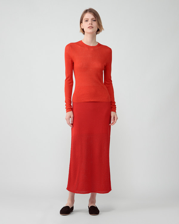 【Theory】一店舗限定 Sheen Cotton Open Stitch Sk S 【Theory】一店舗限定 Sheen Cotton Open Stitch Sk S