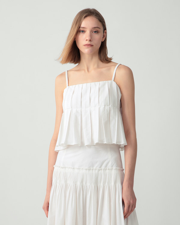 【Theory】《予約商品》 Soft Lawn Pleated Cami 【Theory】《予約商品》 Soft Lawn Pleated Cami