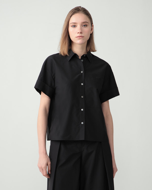 【Theory】Soft Lawn Short Sleeve Cuff Shirt 【Theory】Soft Lawn Short Sleeve Cuff Shirt