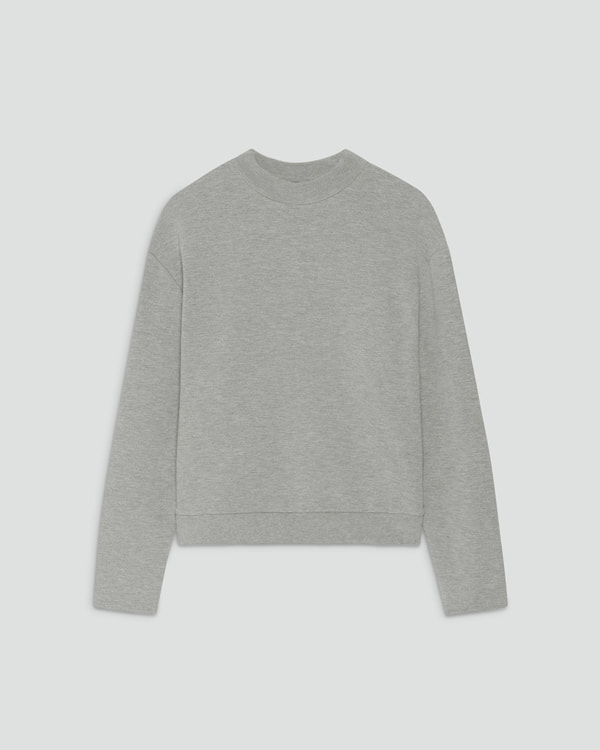 【Theory】Double Knit N Rib Neck Top 【Theory】Double Knit N Rib Neck Top