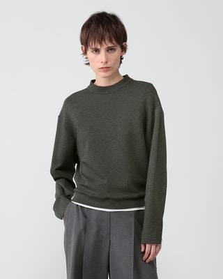 美品　Theory Double Knit N Rib Neck Top セオリー(Theory)公式通販 レディースファッション