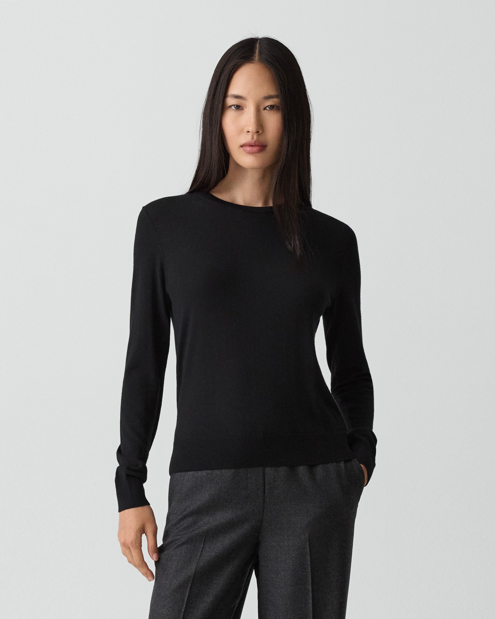 Regal Wool Crewneck Sweater | WOMEN（レディース）｜Theory 公式通販